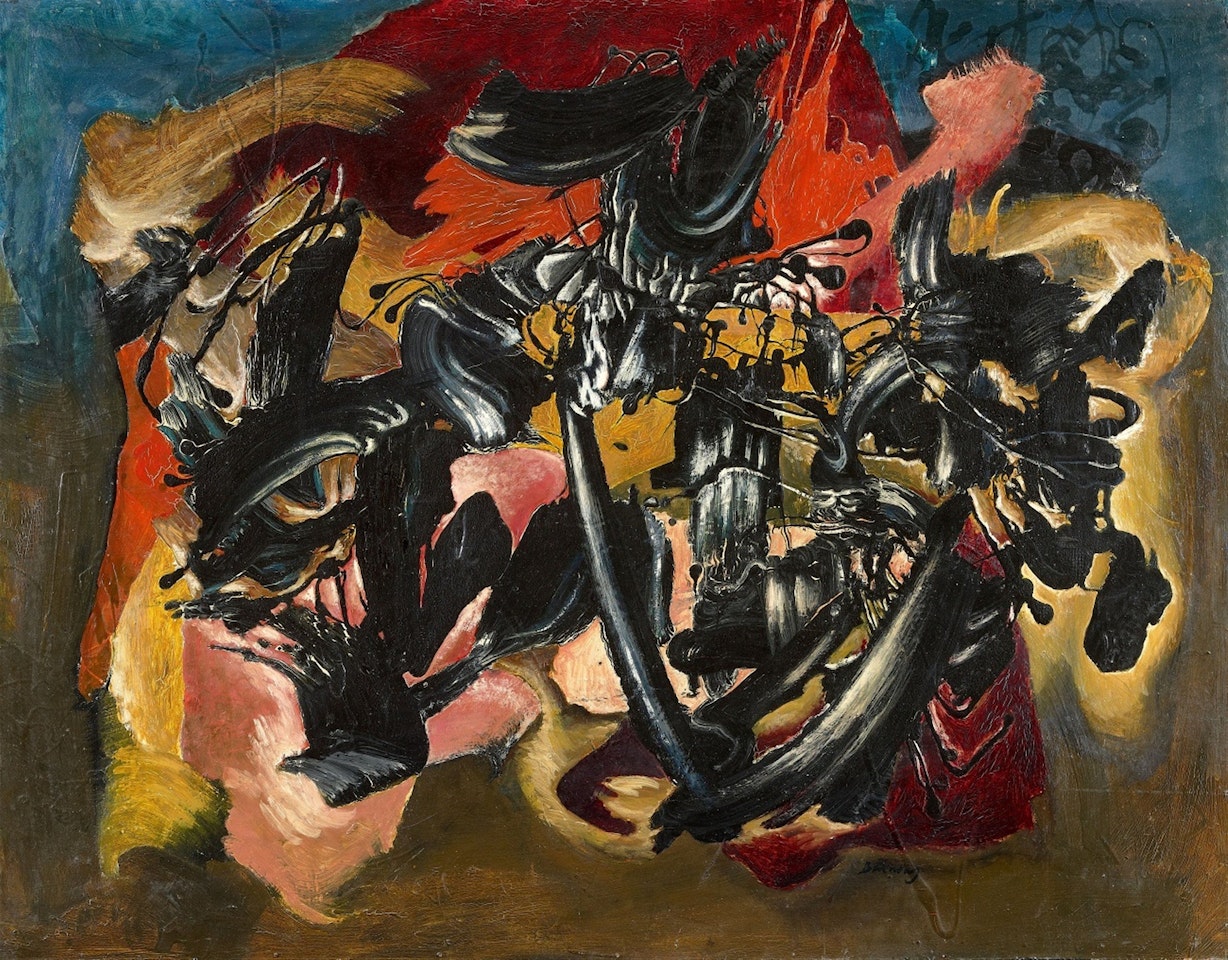 Komposition XVII/55 by Peter Bruning
