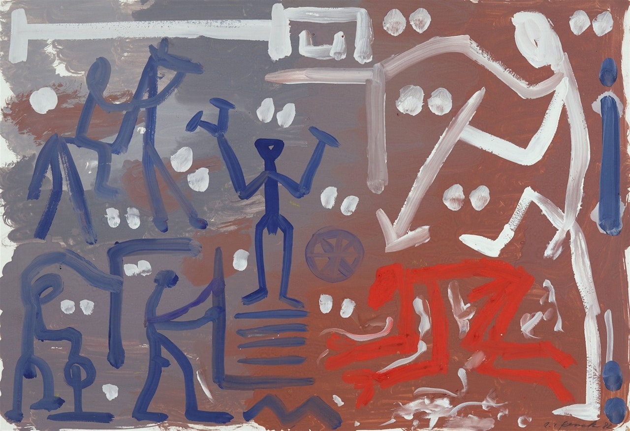 Untitled by A.R. Penck