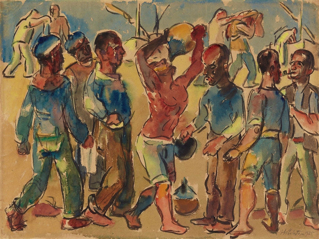 Durst I by Max Pechstein