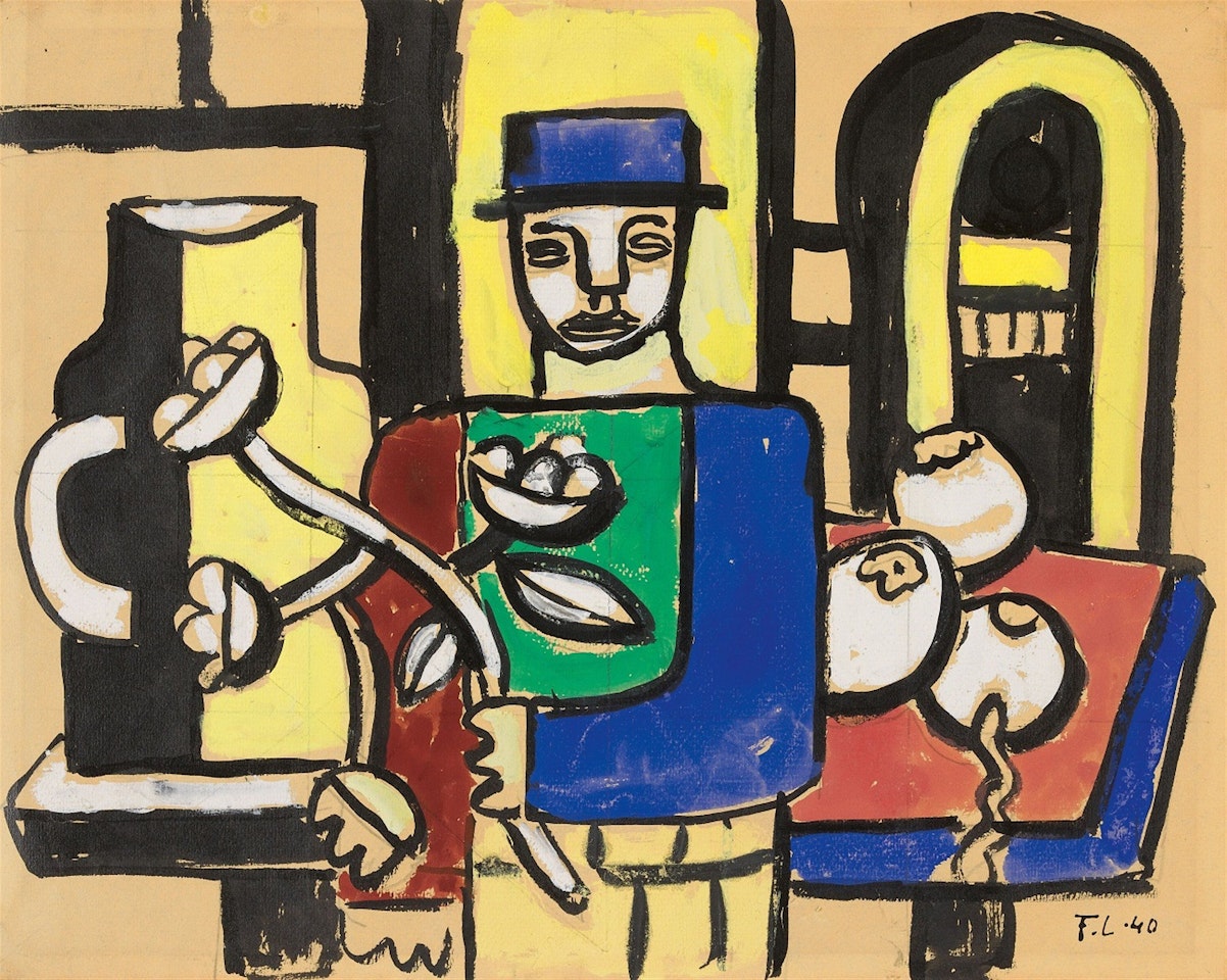 L'homme au chandail by Fernand Leger