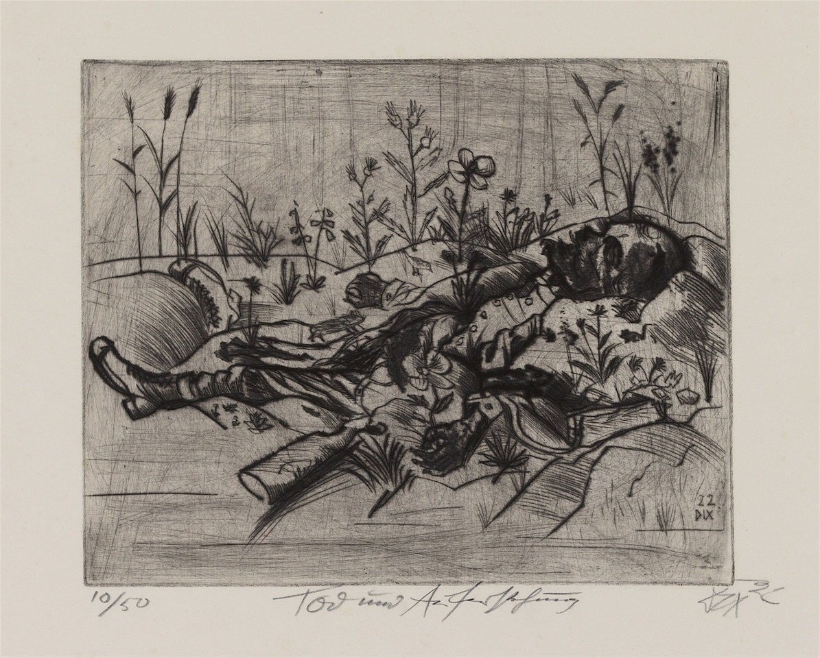 Toter Soldat by Otto Dix