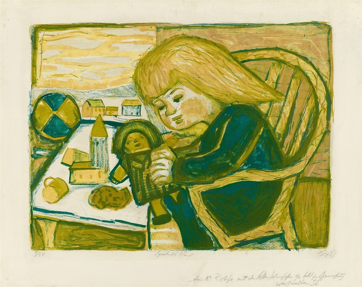 Spielendes Kind by Otto Dix