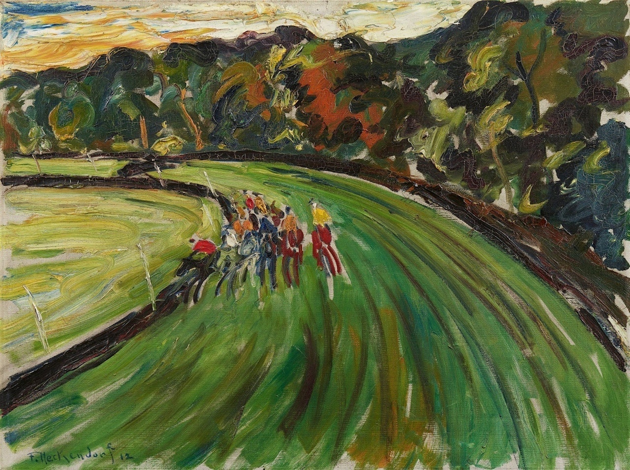 Rennbahn by Franz Heckendorf