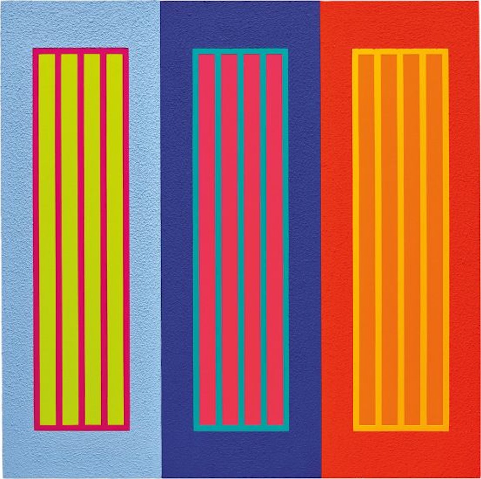 Three Prisons by Peter Halley