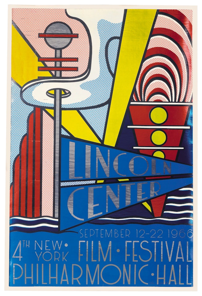 Lincoln Center Poster by Roy Lichtenstein