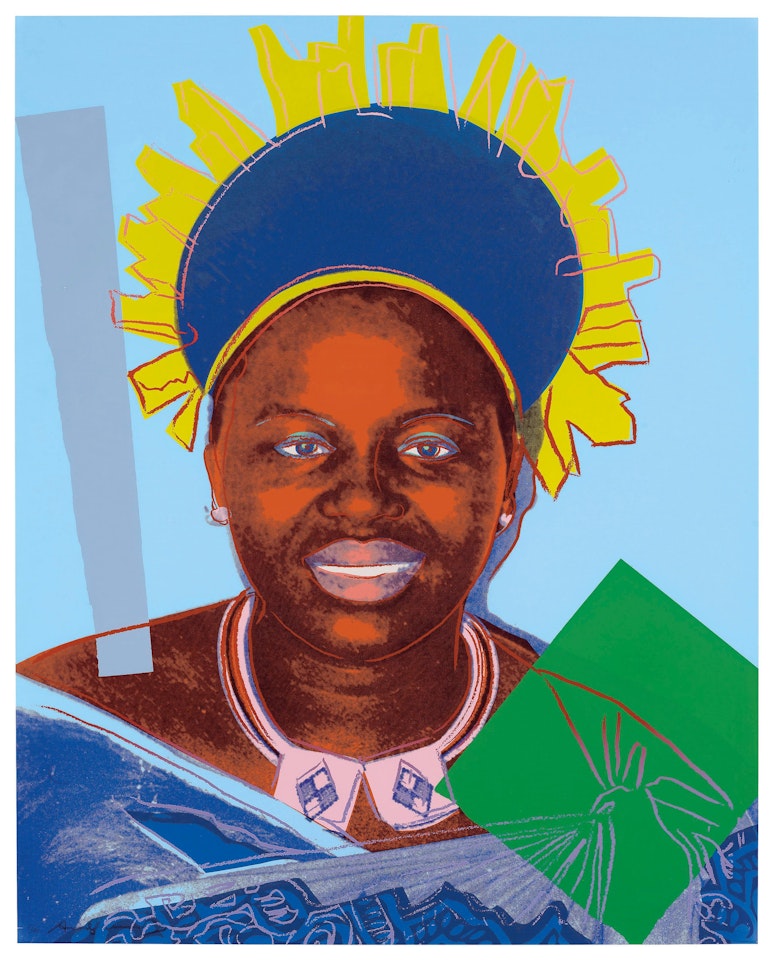 Queen Ntombi Twala of Swaziland, from Reigning Queens by Andy Warhol