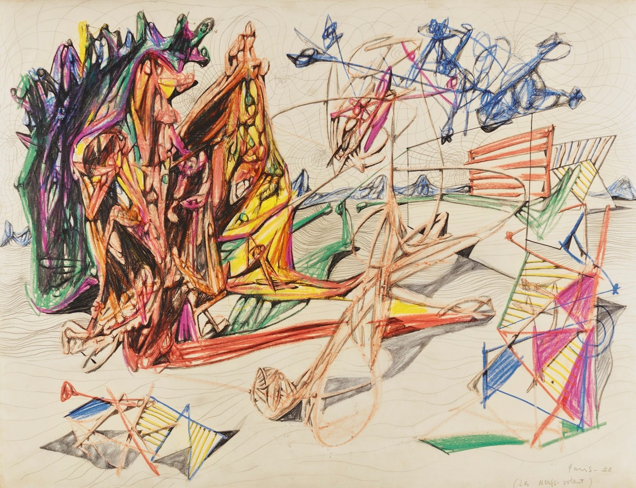 LES NERFS-VOLANT by Roberto Matta