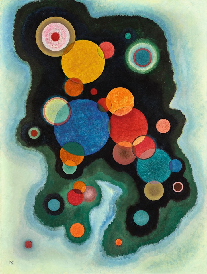 VERTIEFTE REGUNG (DEEPENED IMPULSE) by Wassily Kandinsky