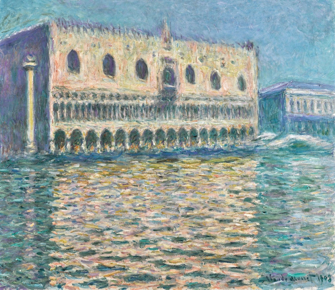 Le Palais Ducal by Claude Monet