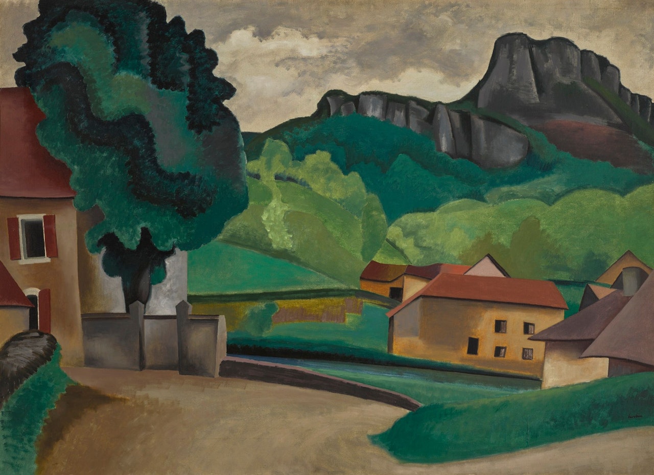 VILLAGE by Auguste Herbin