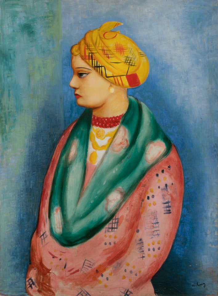 PORTRAIT D'AÏCHA by Moïse Kisling