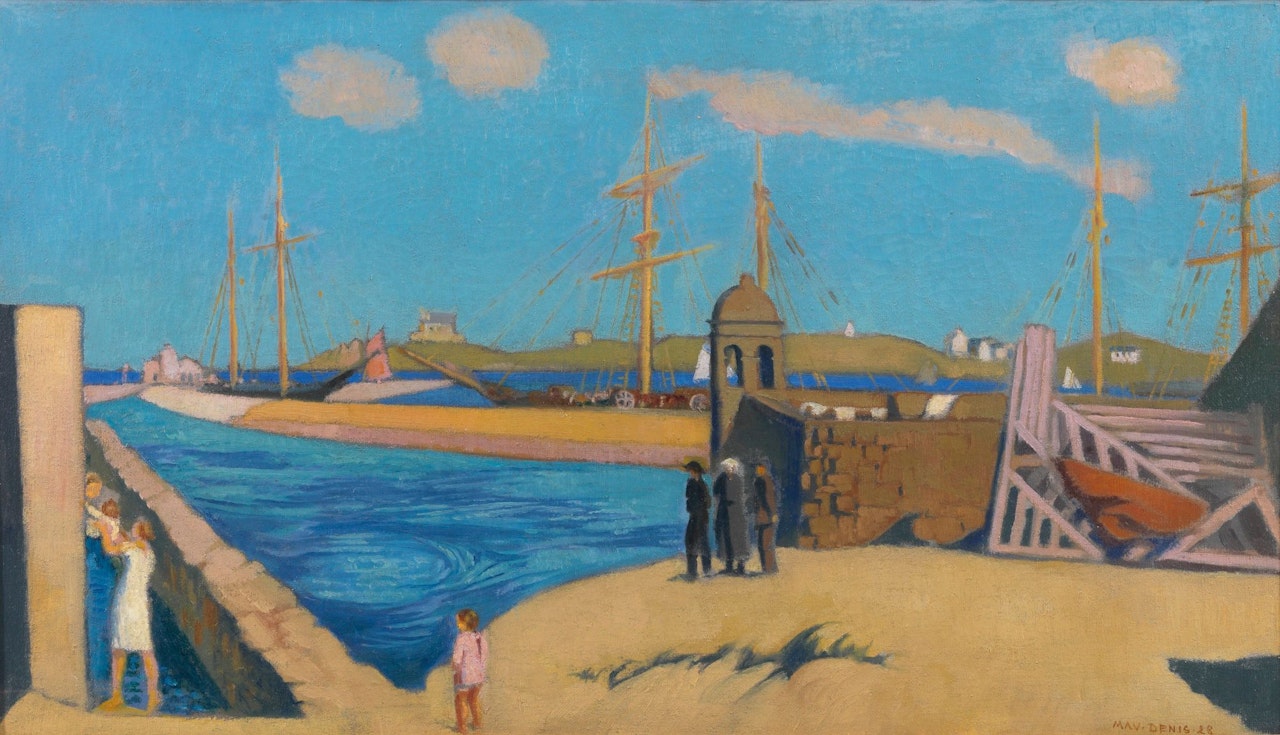 VUE DE ROSCOFF by Maurice Denis