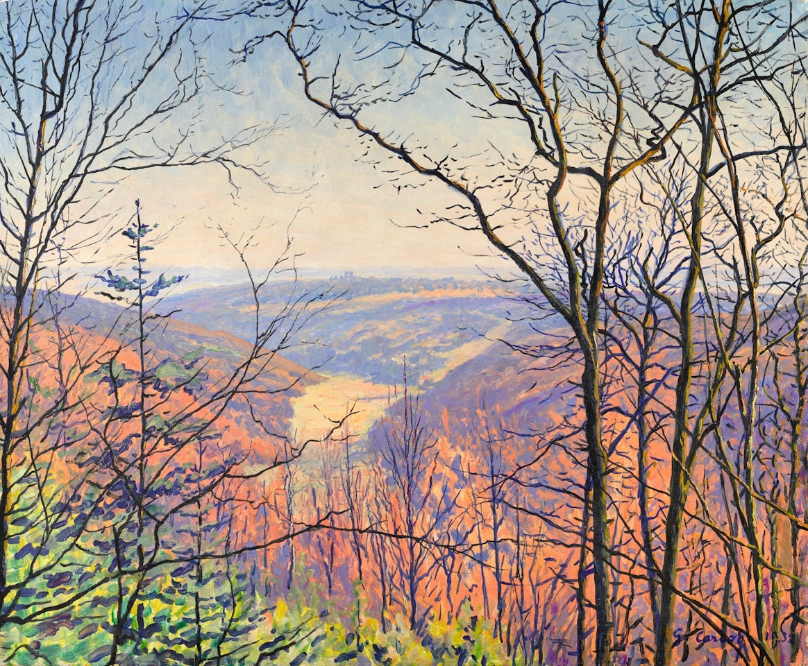 SCHLANGENBAD EN HIVER, BEAU TEMPS by Gustave Cariot