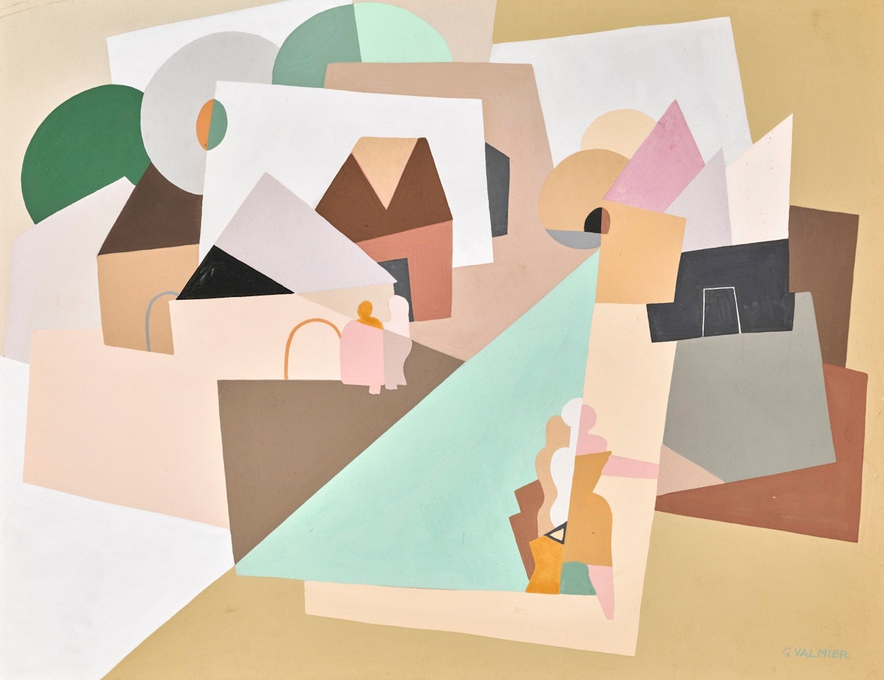 PAYSAGE ET FORÊT by Georges Valmier