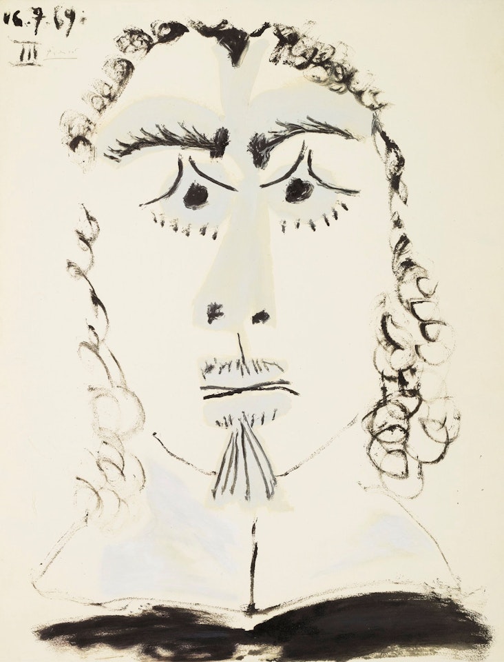 TÊTE D'HOMME by Pablo Picasso