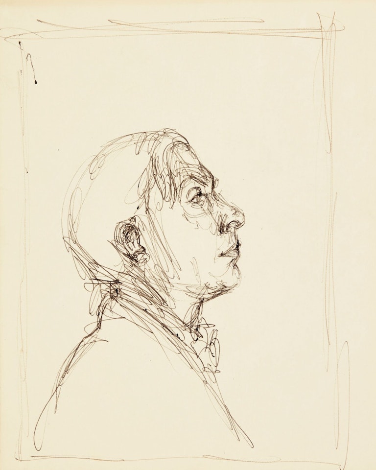 PORTRAIT DE PIERRE REVERDY by Alberto Giacometti