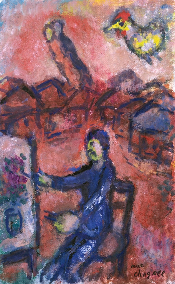 LE PEINTRE AU VILLAGE by Marc Chagall