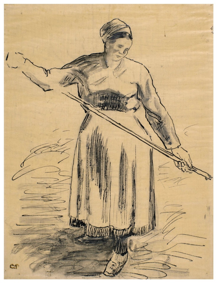 PAYSANNE by Camille Pissarro