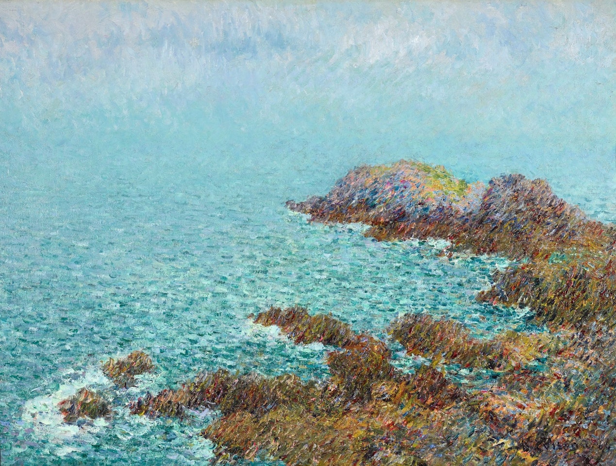 LA POINTE DU DÉCOLLÉ À SAINT LUNAIRE by Gustave Loiseau