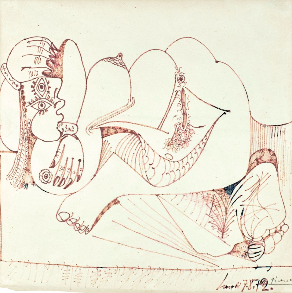 NU COUCHÉ by Pablo Picasso