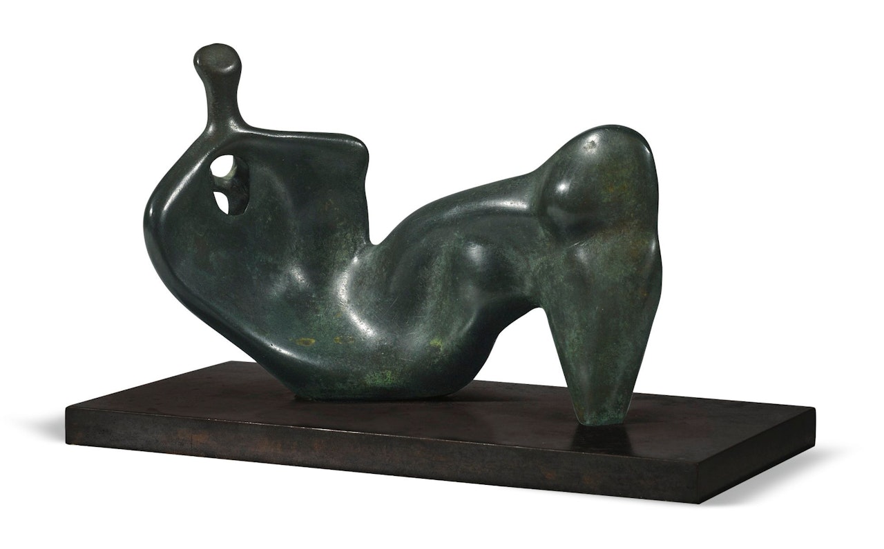 RECLINING FIGURE: SINGLE LEG by Henry Moore
