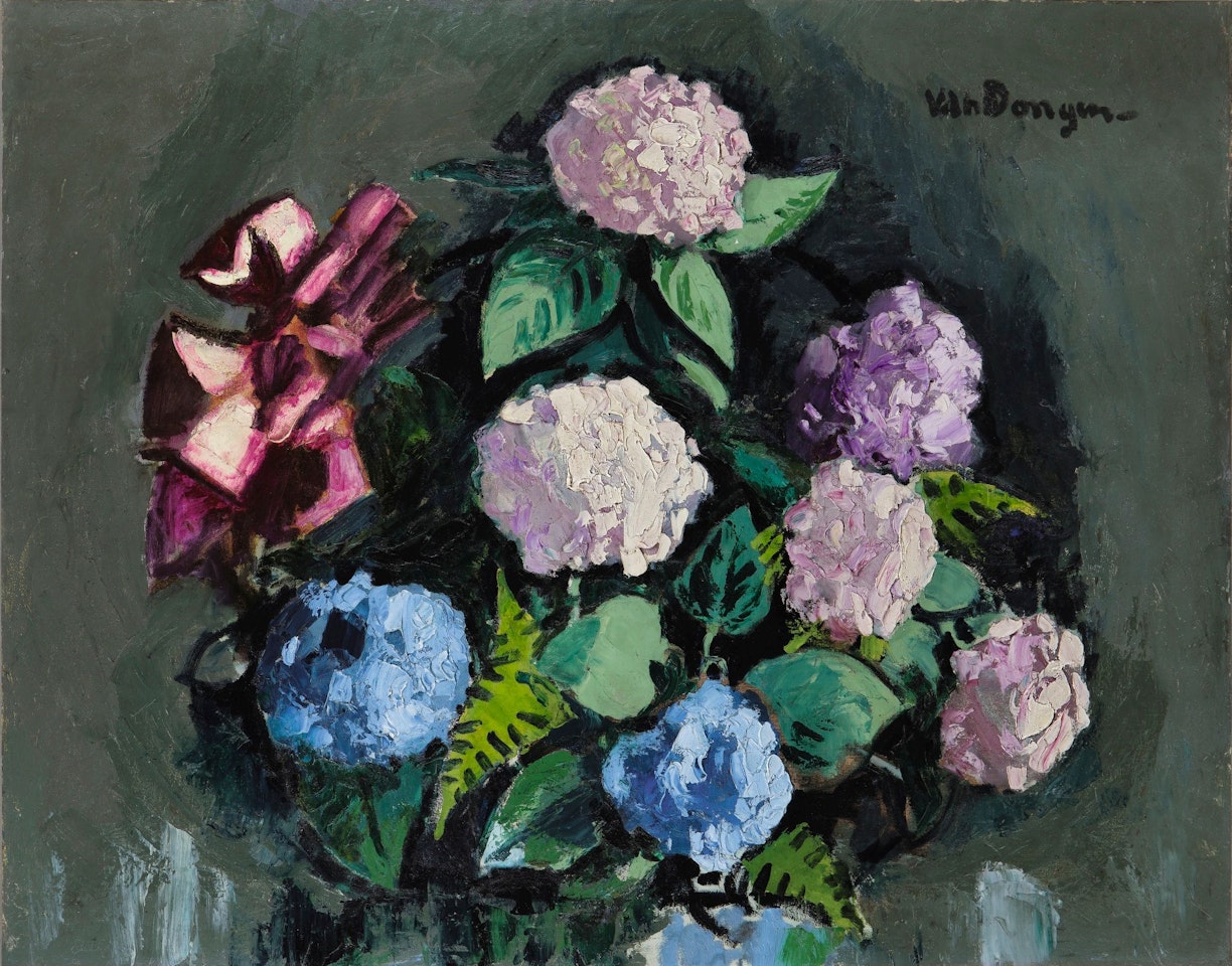 BOUQUET D'HORTENSIAS by Kees van Dongen