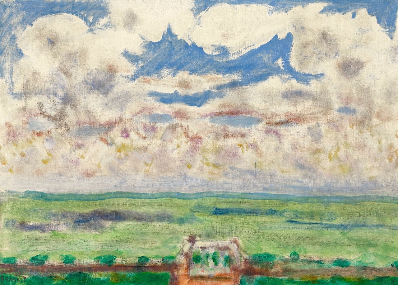 TERRASSE ET BALCON by Pierre Bonnard