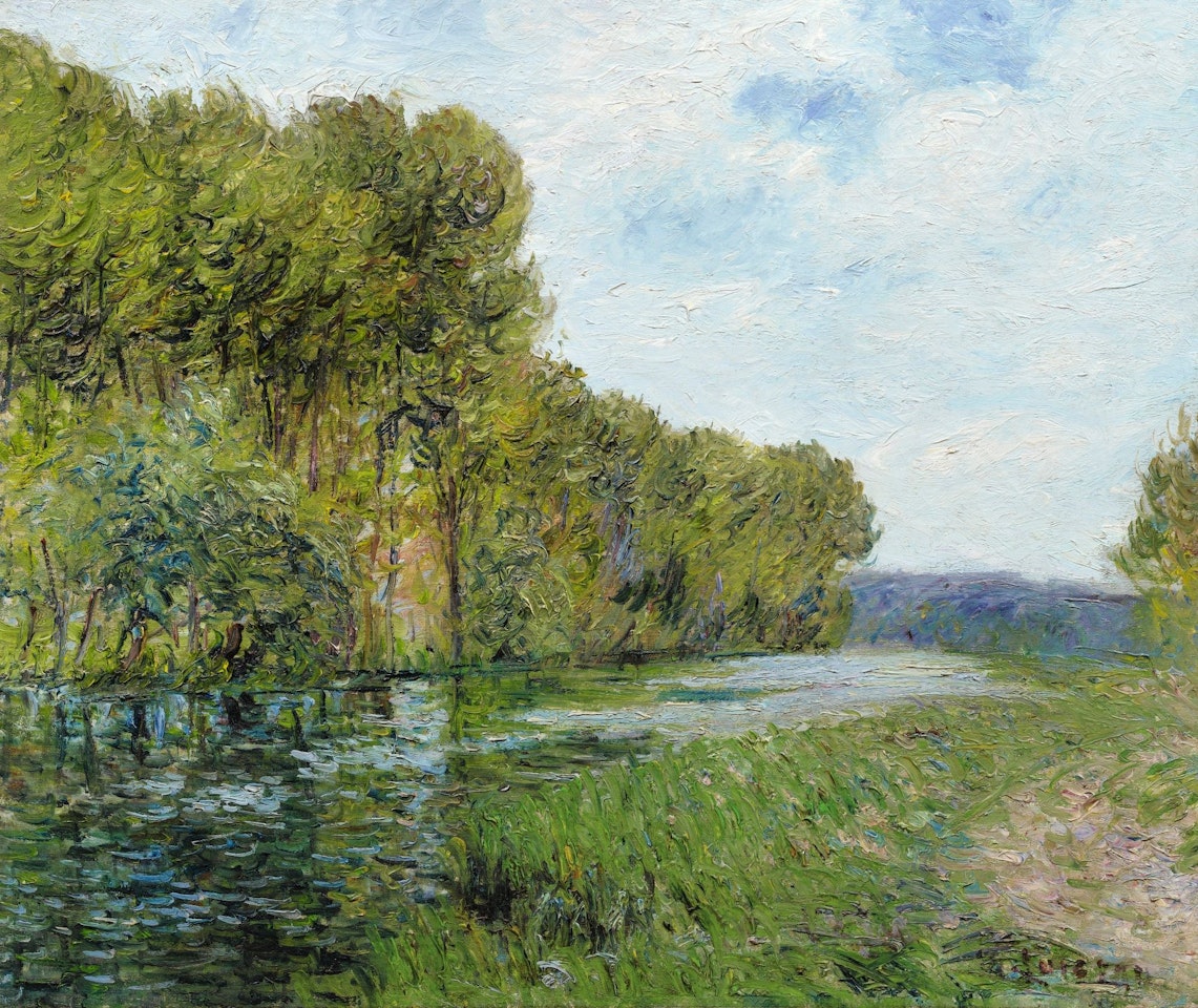 BORD DE RIVIÈRE by Gustave Loiseau