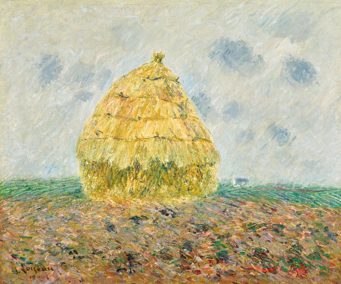 LA MEULE DE FOIN by Gustave Loiseau