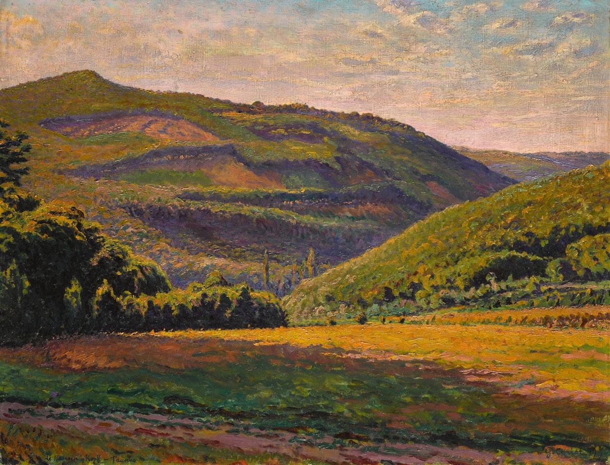 VUE DE HANSEN KOPF DANS LE TAUNUS by Gustave Cariot