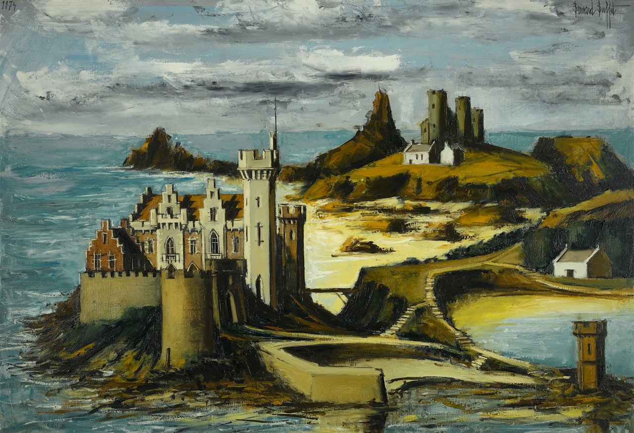 CHÂTEAU EN CORNOUAILLES, HOMMAGE À WALTER SCOTT by Bernard Buffet