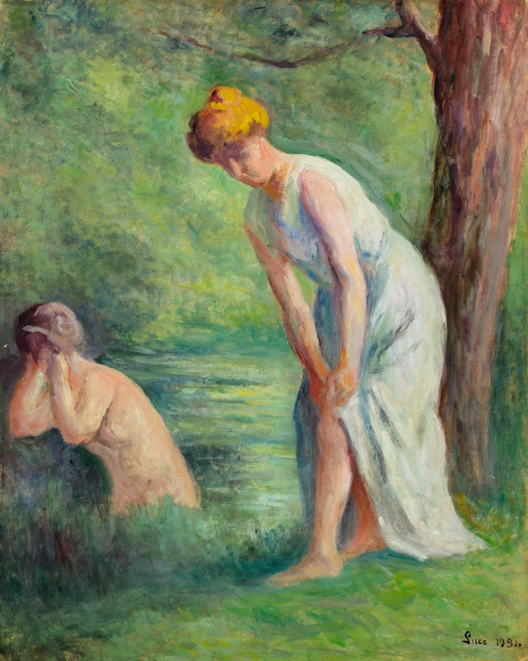 AVANT LE BAIN by Maximilien Luce