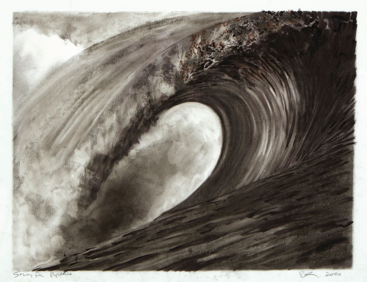STUDY FOR PIPELINE by Robert Longo