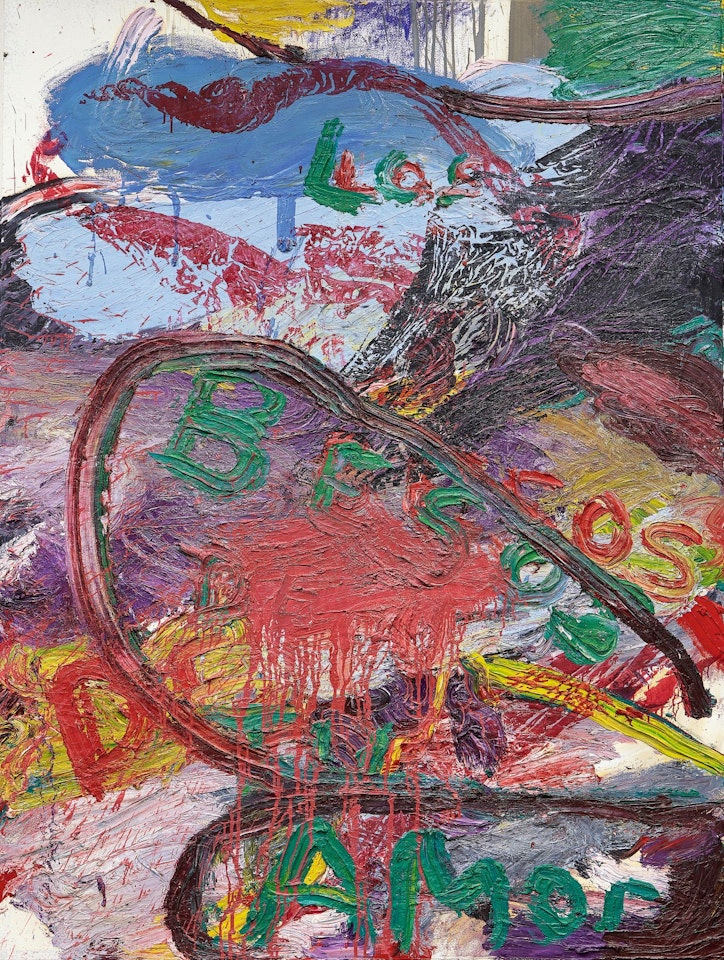 UNTITLED (LOS BESOS DE TU AMOR) by Julian Schnabel