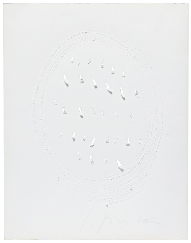 UNTITLED (DISEGNO: CONCETTO SPAZIALE) by Lucio Fontana