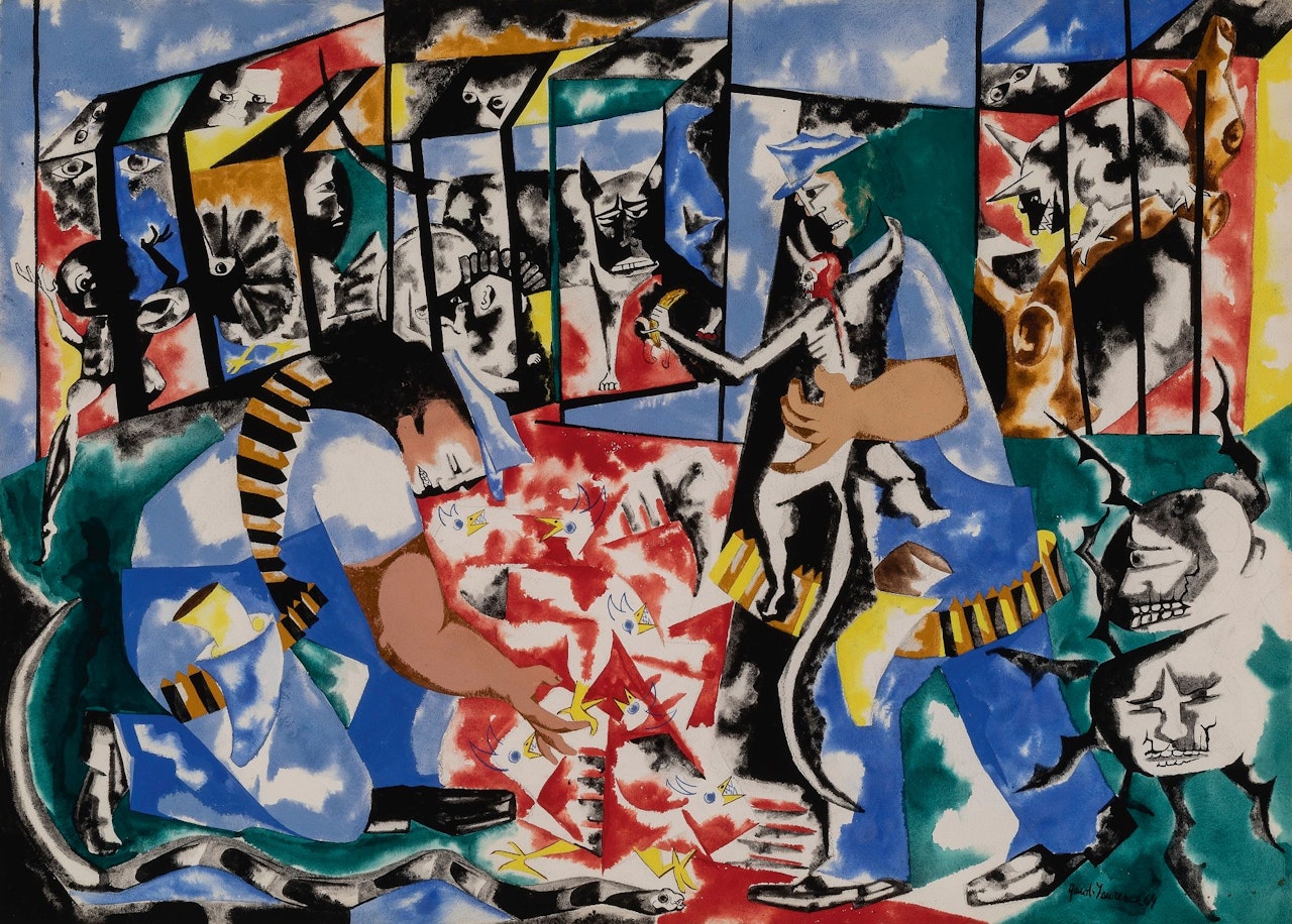 MENAGERIE by Jacob Lawrence