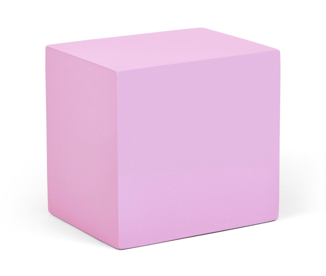 LILAC CUBE by John Mccracken