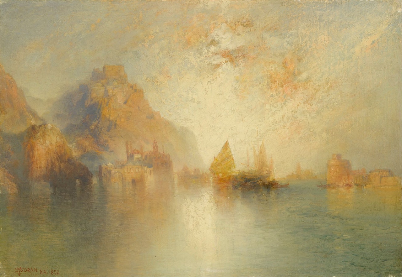FROM THE ARABIAN NIGHTS by Thomas Moran