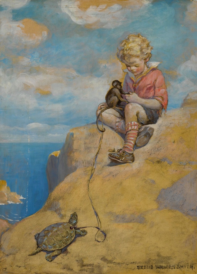 BOB, KING OF THE FORTUNATE ISLE by Jessie Willcox Smith
