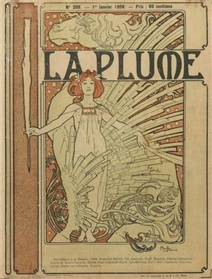 Female allegory by Alphonse Mucha
