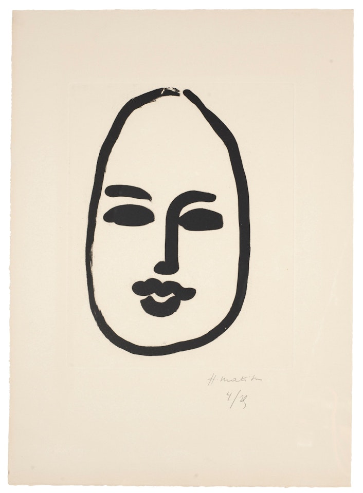 Masque d’après D.A. II by Henri Matisse
