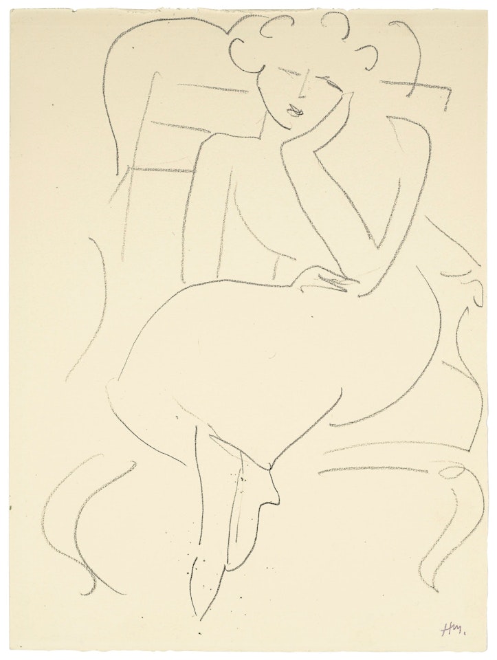 Femme dans un fauteuil by Henri Matisse