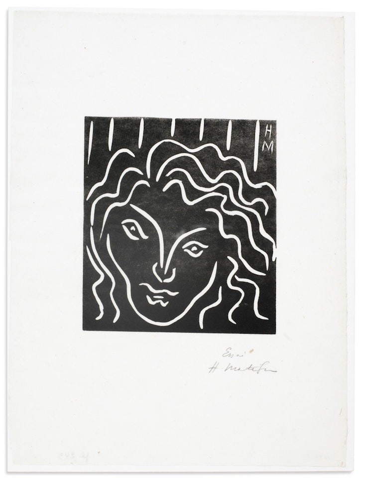 Tête de femme en mascaron by Henri Matisse
