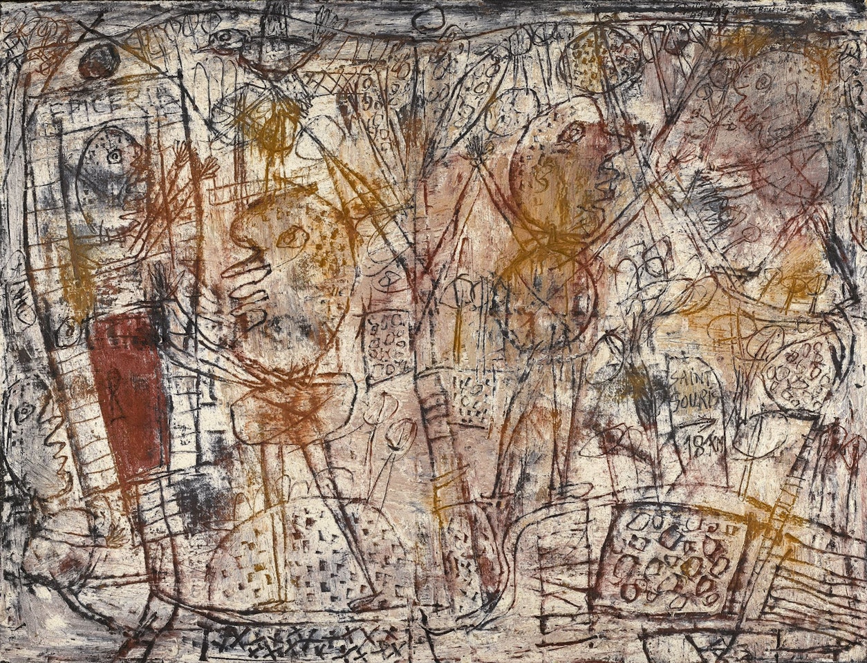 LES ALENTOURS DE SAINT-SOURIS by Jean Dubuffet