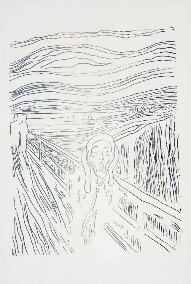 THE SCREAM (AFTER MUNCH) (F. & S. IIIA.58) by Andy Warhol