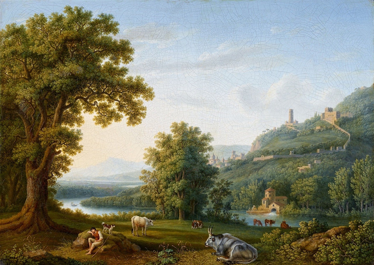 View of Maddaloni by Jacob Philipp Hackert