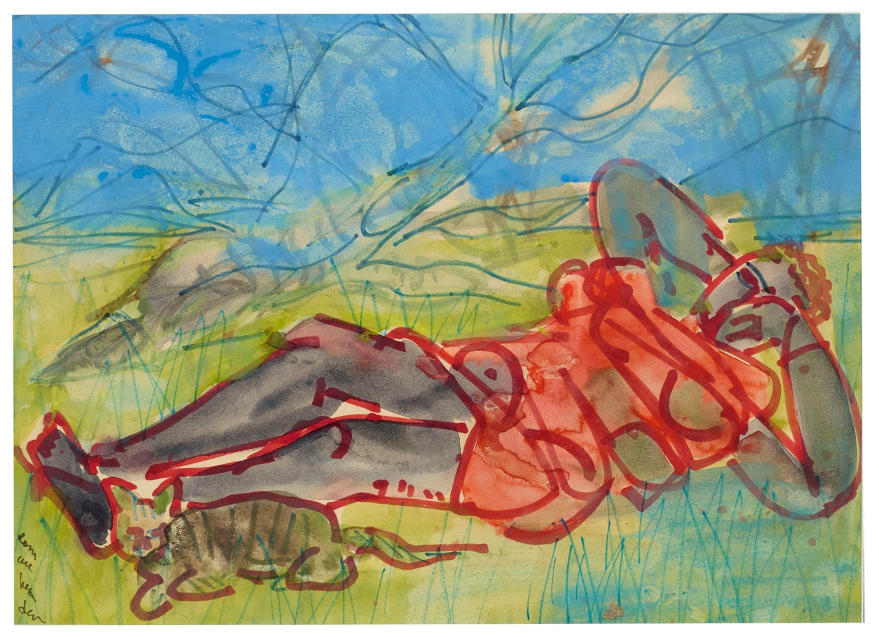 Afternoon Repose by Romare Bearden