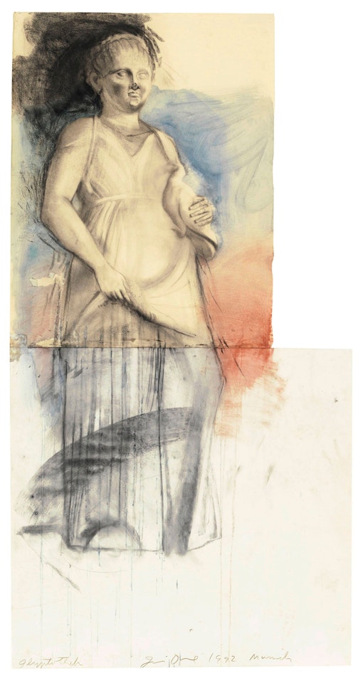 Girl with a Dove, Attica 360 B.C. by Jim Dine