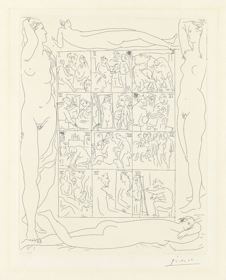 Table Des Eaux-Fortes by Pablo Picasso