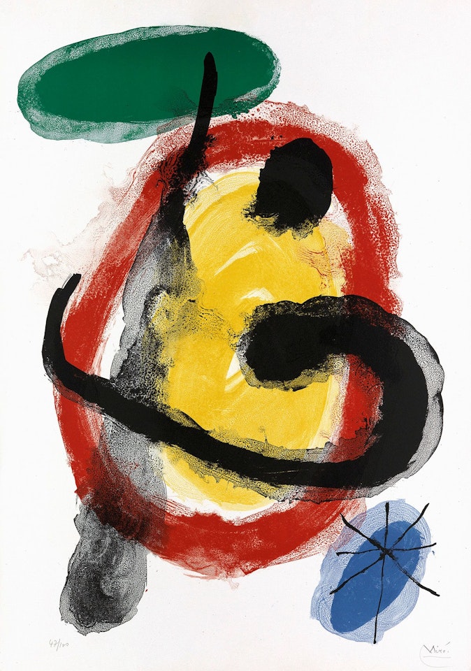 Exhibition Mural Paintings Galerie Maeght by Joan Miró